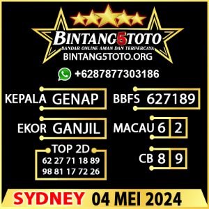 PREDIKSI BINTANG5 SYDNEY