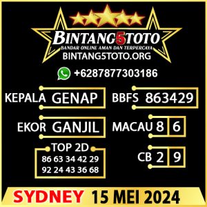 PREDIKSI BINTANG5 SYDNEY