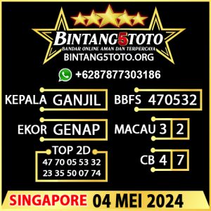 PREDIKSI BINTANG5 SINGAPORE