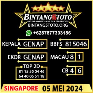 PREDIKSI BINTANG5 SINGAPORE