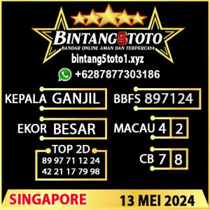 PREDIKSI BINTANG5 SINGAPORE