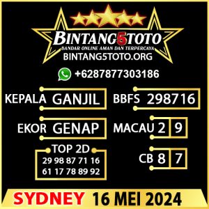 PREDIKSI BINTANG5 SYDNEY