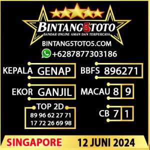 Prediksi Bintang5 Singapore