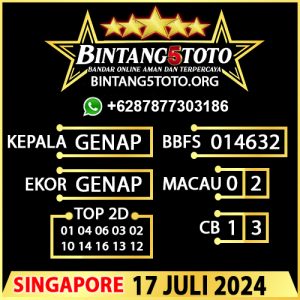 Prediksi Bintang5 Singapore