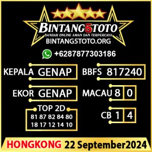 Prediksi Bintang5 Hongkong