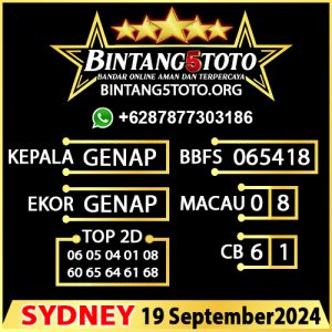 Prediksi Bintang5 Sydney