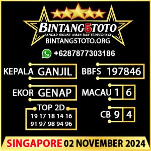 Prediksi Bintang5 Singapore